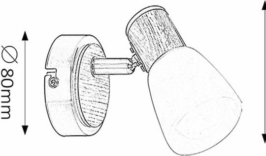 Rabalux Gavin Spot with Socket E14 Rabalux Gavin Spot with Socket E14