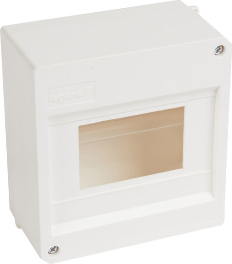 Legrand Nedbox Elektrischer Sicherungskasten Wandmontage, 1 Reihe, 6 Elemente B130xH140xT65mm
