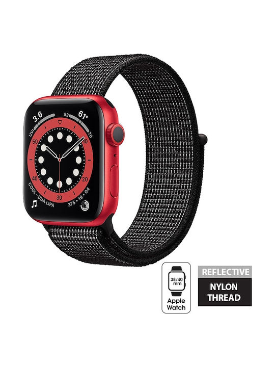 Crong Λουράκι Υφασμάτινο Μαύρο (Apple (Apple Watch 38/40/41mm)