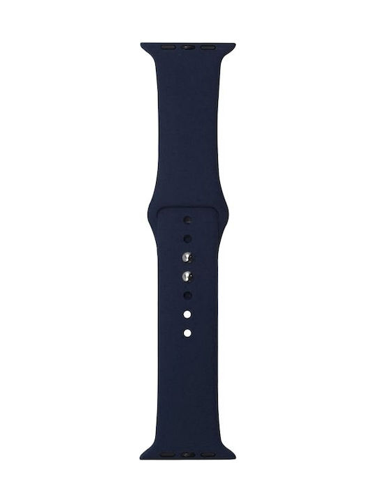 Crong Liquid Λουράκι Σιλικόνης Navy Μπλε (Apple Watch 42/44/45mm)