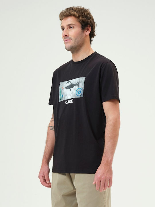 T-shirt Μαύρο