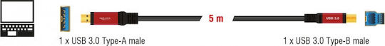 DeLock 5m USB 3.0 Cable A-Male to B-Male (82759)