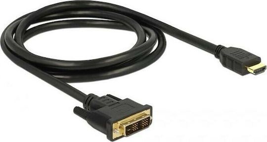 DeLock Cable DVI-D male - HDMI male 1.5m (85583)