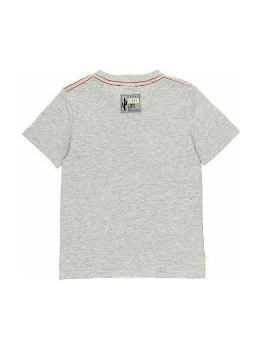 Boboli Kids T-shirt Gray Green Pirate