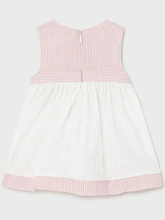 Mayoral Kids Dress Sleeveless White