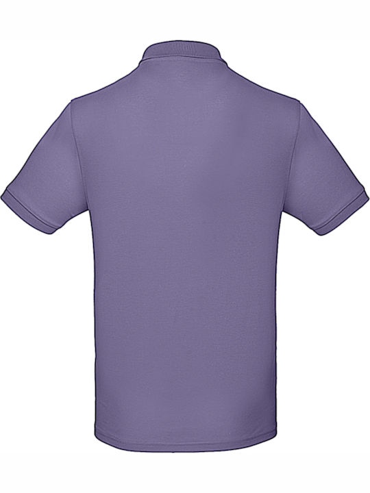 B&C Inspire Men's Short Sleeve Promotional Blouse Millenial Lilac