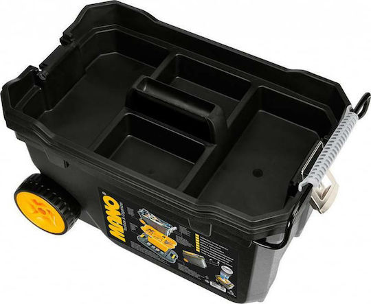 Mano TK Tool Storage Plastic Wheeled Box W52.9xD38xH42cm 3-08-147 28001-08