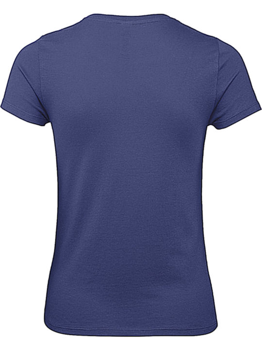 B&C E150 Women's Short Sleeve Promotional T-Shirt Electric Blue TW02T-451