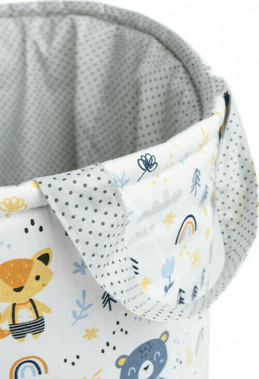 Sensillo Sensillo Fabric Multicolour Storage Basket 40x40x50cm