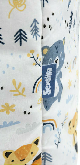 Sensillo Sensillo Fabric Multicolour Storage Basket 40x40x50cm