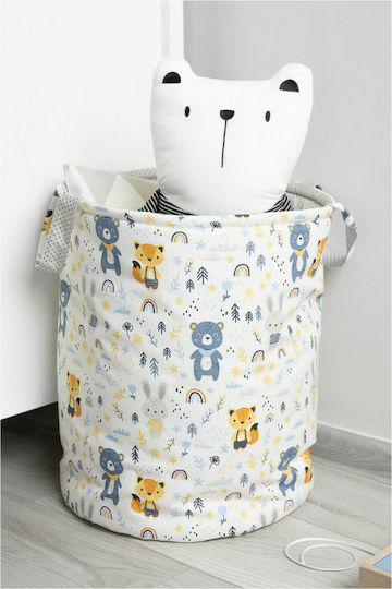 Sensillo Sensillo Fabric Multicolour Storage Basket 40x40x50cm