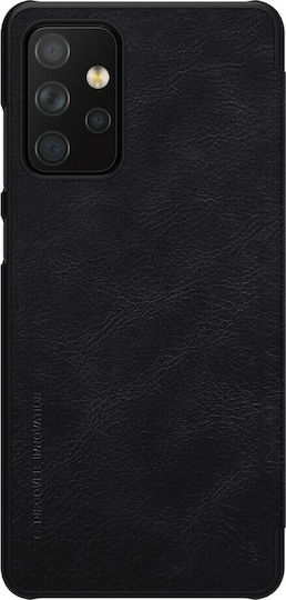 Nillkin Qin Wallet Δερματίνης / Πλαστικό Μαύρο (Galaxy A72)