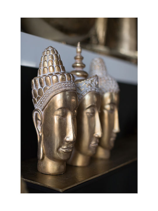 InTheBox Decorativ Buddha din Polirășină Budda 1 în Aur 15x10.5x35cm 1buc