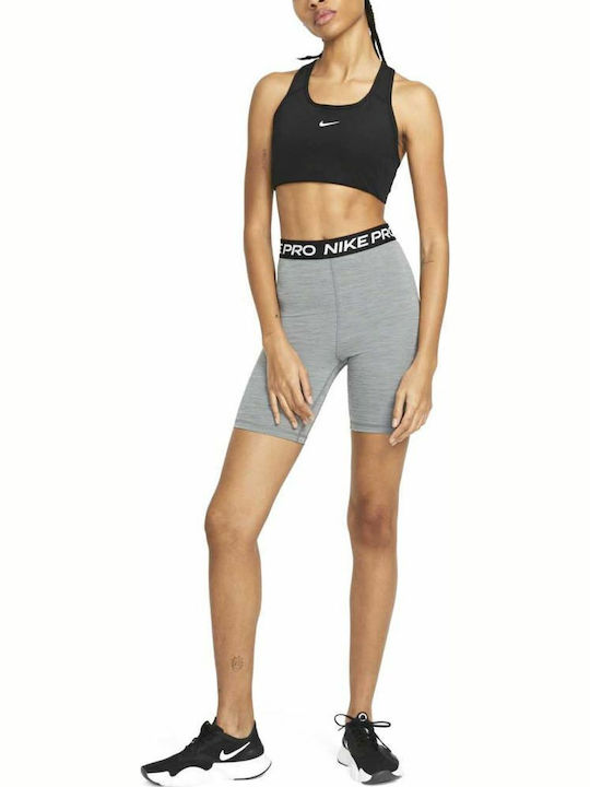 Pro 365 Women's Running Legging Shorts High Waisted Dri-Fit Gray