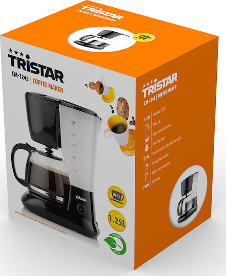 Tristar CM1245 Filter Coffee Machine 750W Black