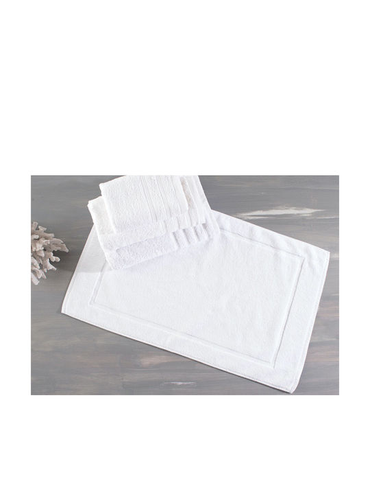 Rythmos Facecloth Laura 50x90cm. White Weight 500gr/m²