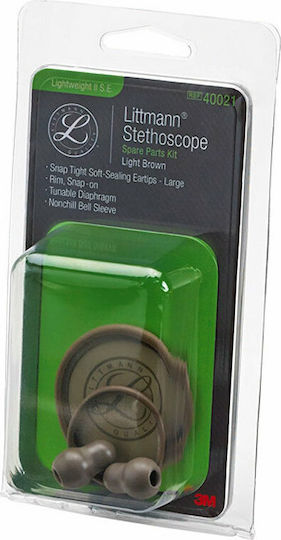 Littmann Αξεσουάρ Στηθοσκοπίου Κιτ Ανταλλακτικών Καφέ