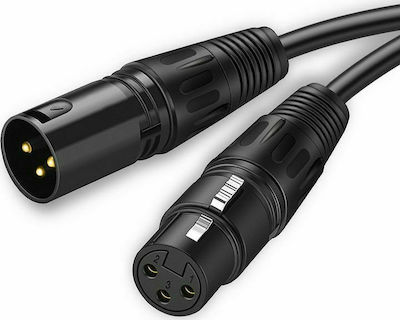 Cabletime AV350 Kabel XLR-Stecker - XLR-Buchse Schwarz 3m