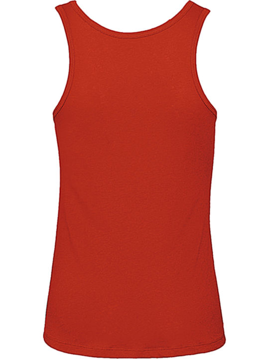 B&C Inspire T Women's Sleeveless Promotional Blouse Fire Red