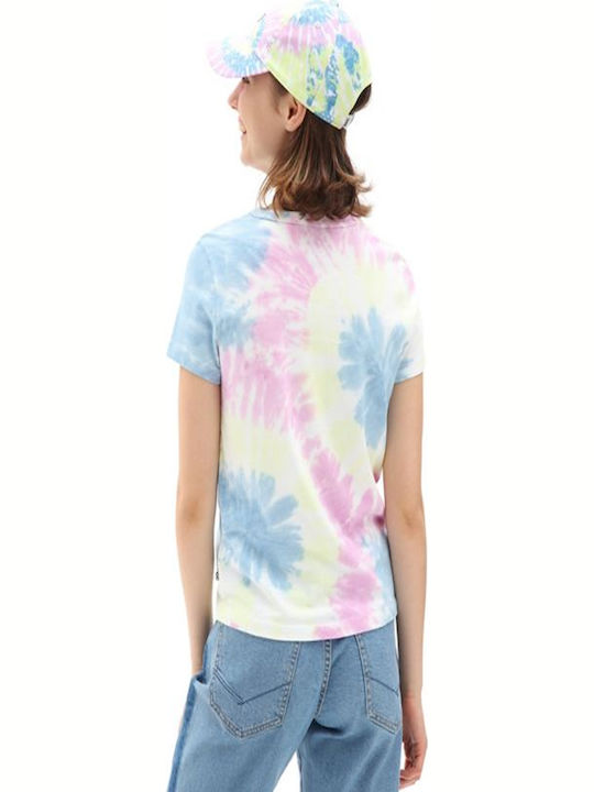 Vans Spiraling Wash Damen T-Shirt Orchid