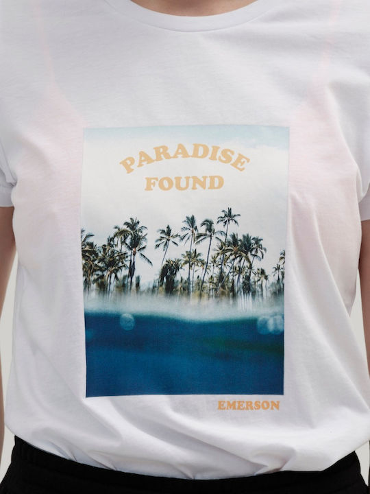 Damen T-Shirt Weiß