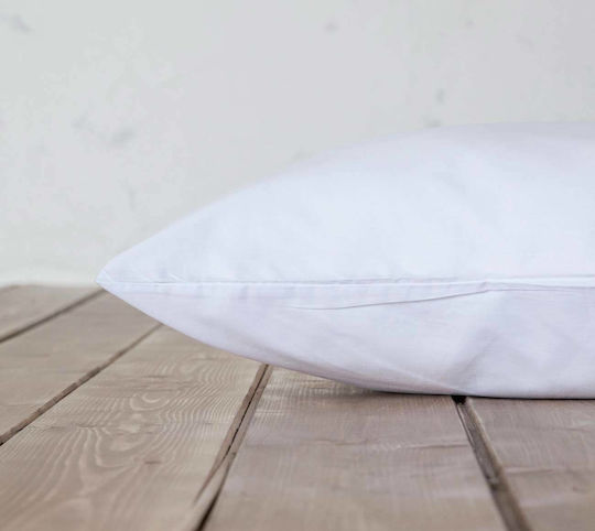 Nima Чаршаф King Size с Ластик 180x200+32см. Unicolors Бял