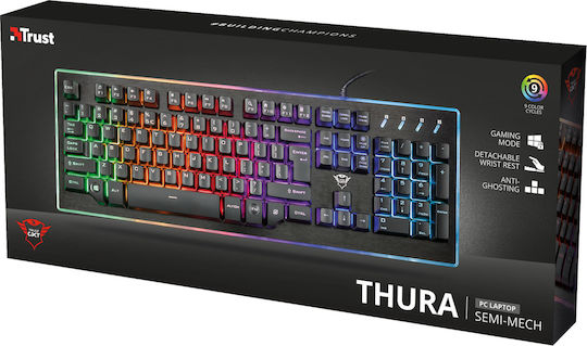 Trust GXT 860 Gaming Tastatur mit RGB-Beleuchtung (Englisch UK)