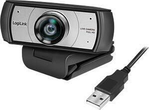 LogiLink UA0377 Web-Kamera Full HD 1080p Schwarz UA0377
