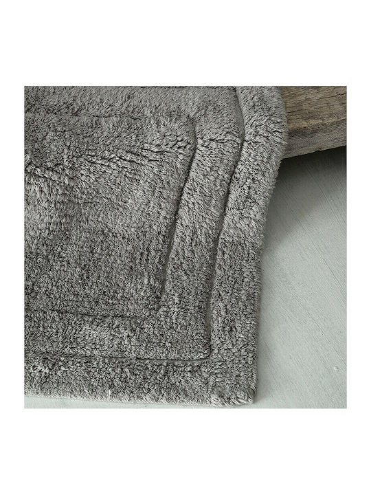 Rythmos Bath Mat Cotton Senna 120-105-1801 Grey 03 50x80cm