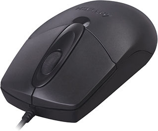 A4Tech OP-720 Ενσύρματο Ποντίκι Μαύρο