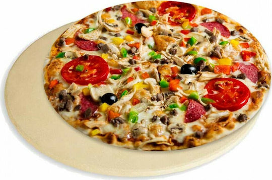 Bormann BBQ1225 Backblech Pizza mit Stein Wohnung Oberfläche 29.5x29.5cm