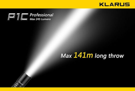 Klarus LED IPX8 с Максимална Яркост 245лм P1C