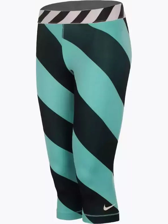 Dri-Fit Pro Dri-fit Schulung Frauen Capri Leggings Türkis
