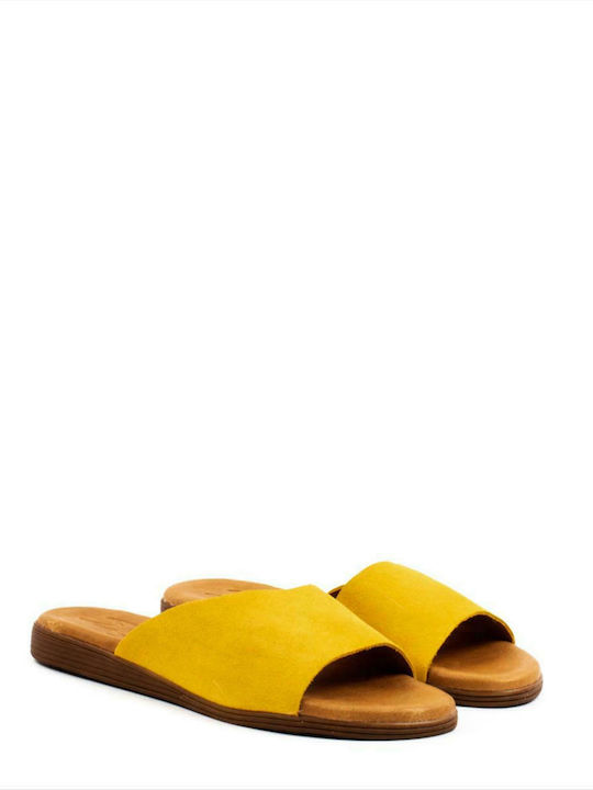 Women's Leather Sandals Marila 1-748-21011-25 Mustard MUSTARD