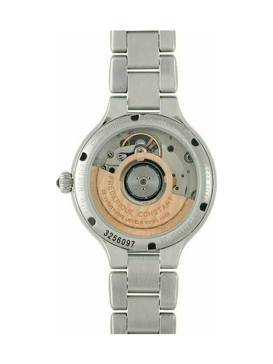 Frederique Constant Uhr Automatisch mit Silber Metallarmband FC-306WHD3ER6B