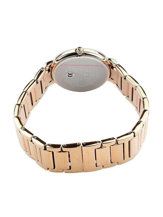 Jacques Lemans Women's Watch with Pink Gold Metal Bracelet