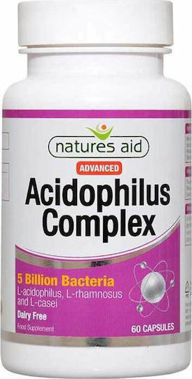 Natures Aid Acidophilus Complex 5 Billion Пробиотици 60 капси