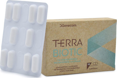 Genecom Terra Biotic cu Probiotice și Prebiotice 10 capace