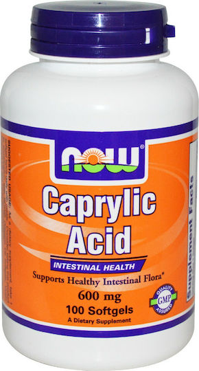 Now Foods Caprylic Acid Besondere Nahrungsergänzungsmittel 100 Weiche Kapseln
