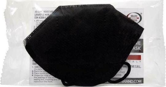 Brand Italia Karina L4 4ply NR Μάσκα Προστασίας FFP2 σε Μαύρο χρώμα 50τμχ