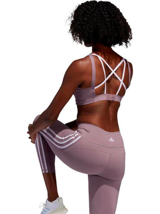 Stronger It Alpha Women's Sports Bra without Padding Lilac