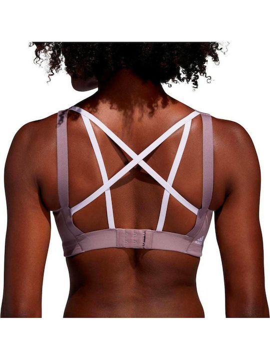 Stronger It Alpha Women's Sports Bra without Padding Lilac
