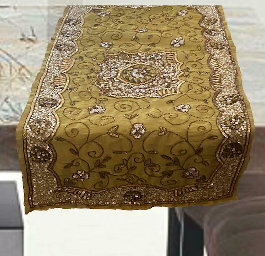 Set de Masă Linea Home În Carouri 4 Bucăți Jade cu Broderie Galben 100x100cm Set de Masă Linea Home În Carouri 4 Bucăți Jade cu Broderie Galben 100x100cm