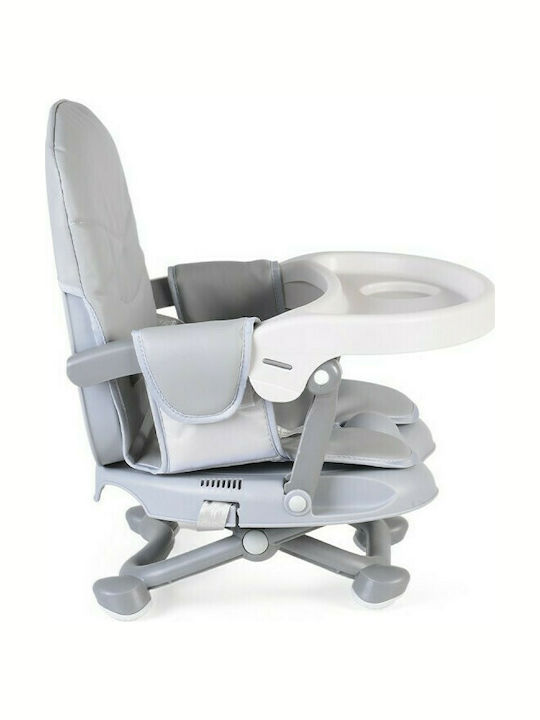 Cangaroo Portable Plastic Booster Seat for Chair Kiwi Grey