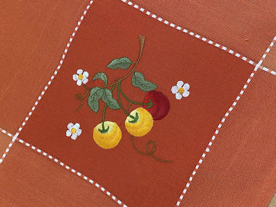 Linea Home 13982 with Embroidery Cherry 140x180cm