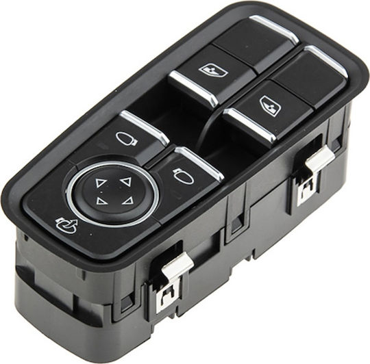 NTY Fensterheberschalter Auto für Porsche 911 / 991 / Boxster / Kaiman 2011 16pin Schwarz