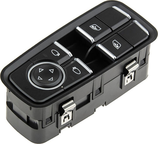 NTY Fensterheberschalter Auto für Porsche 911 / 991 2011 16pin Schwarz