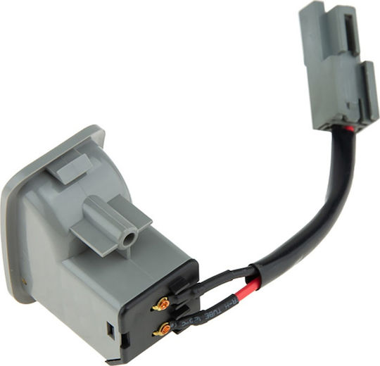 NTY Car Fuel Cap Switch for Hyundai Santa Fe 2006 Grey 2pin Gray