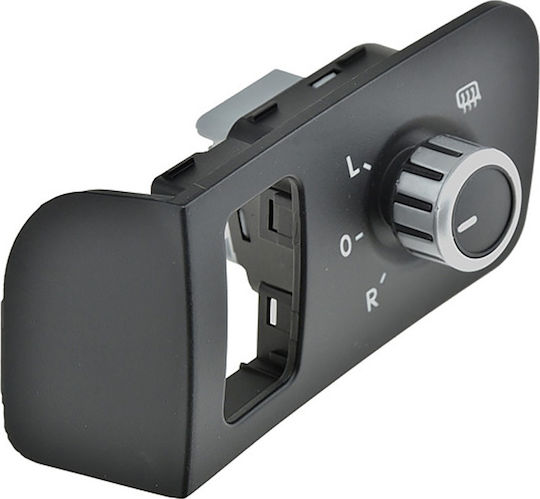 NTY Car Mirror Switch for Volkswagen Caddy / Touran 6pin Black
