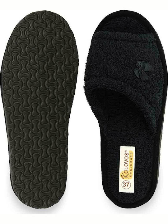 Terry Winter Women's Slippers Black
